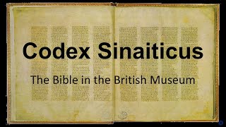 Codex Sinaiticus  The Bible in the British Museum [upl. by Llenaej]