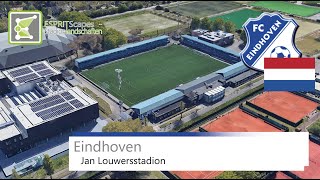 Jan Louwersstadion  FC Eindhoven  Google Earth  2020 [upl. by Idac]