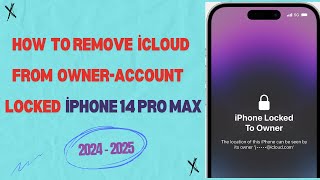 How to remove iCloud from owneraccount locked iPhone 14 Pro Max 2024 [upl. by Khanna]