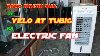 PANO AYUSIN ANG HINDI GUMAGANANG FAN AT AIR SWING NG AIR COOLER [upl. by Ylhsa]