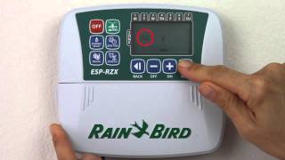 Rain Bird ESPRZX  Manual Watering  Spanish [upl. by Eerized703]