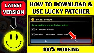 How to Download amp Use Latest Lucky Patcher [upl. by Llirrehs582]