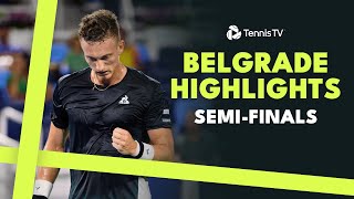 Shapovalov Faces Lehecka Medjedovic Vs Djere  Belgrade 2024 SemiFinal Highlights [upl. by Rotce]