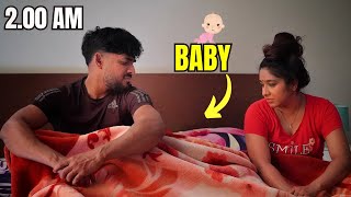 24 HOURS WITH NEW BORN BABY 😂 🔥  ഉറക്കമില്ലാത്ത രാത്രികൾ 😂 [upl. by Oirifrop880]