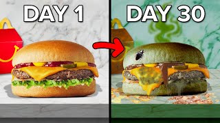 I Let Every Fast Food Burger Decompose For 30 Days [upl. by Eniawd]