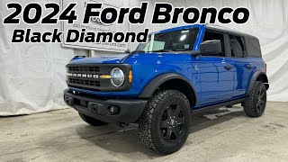 2024 Ford Bronco Black Diamond 4Door Review [upl. by Edlyn]