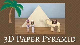 3D Paper Pyramid [upl. by Dnyletak824]