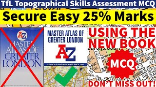 TfL Topographical Assessment  MSQ worth 25 marks  new A to Z Master Atlas of Greater London PCO [upl. by Acinehs445]