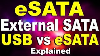 What is eSATA External SATA Hindi  Kshitij Kumar [upl. by Peugia]