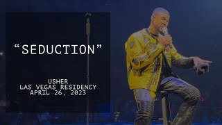 Usher live in concert Las Vegas “Seduction” LAS VEGAS RESIDENCY 2023 [upl. by Lasonde]