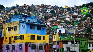 FLYING OVER THE LARGEST FAVELA IN LATIN AMERICA WITH A DRONE brazil slum rocinha [upl. by Cahilly]