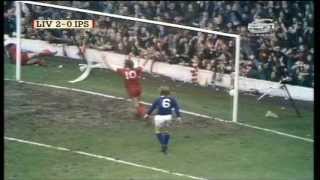 Liverpool 42 Ipswich 197374 Keegan hattrick [upl. by Faxon]