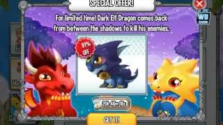 How to get Dark Elf Dragon 100 Real Dragon City Mobile [upl. by Bautista]