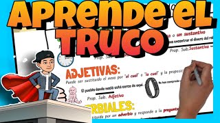 📚 Cómo DIFERENCIAR ORACIONES SUBORDINADAS Sustantivas adjetivas y adverbiales [upl. by Ebony]