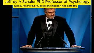 Jeffrey A Schaler PhD Professor of Psychology [upl. by Ahsinam]