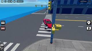 Me playing a Roblox car game on a wheel 0 [upl. by Nappie938]