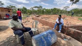 Catching up with the builders at Lake Chivero We are still appealing for more donations [upl. by Conias]