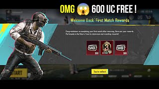 OMG 😍 Free 600 Uc In Bgmi  Bgmi Free Rp Kaise le  How To Get Free Uc In bgmi  Free Uc Trick [upl. by Leonerd]