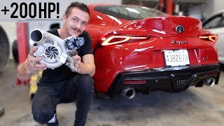 2020 Supra Gets a Bigger Turbo InstallTune [upl. by Ramah930]