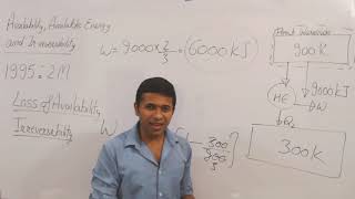 How to solve Questions Related to Irreversibility Type1 Gate 1995 2M Thermodynamics Availability [upl. by Nyrad]