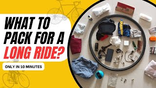 Top 9 Must Have Cycling Accessories For Long Distance Rides  Drop Bag For BRMs  Complete List [upl. by Nidroj]