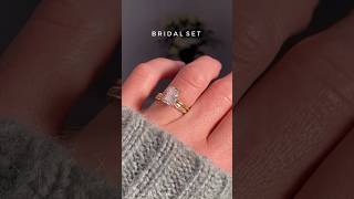 Sometimes a unique diamond band just works engagementring weddingband [upl. by Ayela]