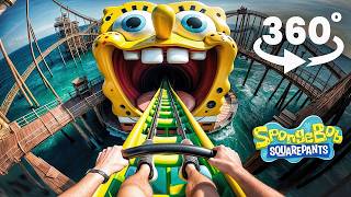 Spongebob VR Roller Coaster 360º Video [upl. by Urien]