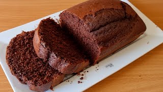 Cake au chocolat en 4 minutes chrono Recette dessert très facile [upl. by Geanine841]