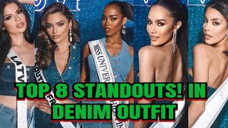 TOP 8 STANDOUTS IN DENIM OUTFIT [upl. by Bradly]