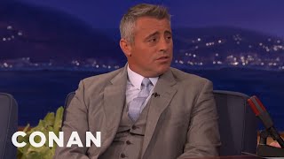 Matt LeBlanc A Badger Attacked My Dirt Bike  CONAN on TBS [upl. by Ailecnarf]