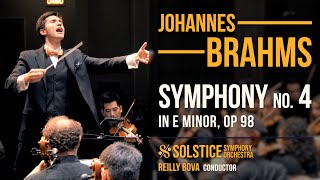 Brahms Symphony No 4 in E Minor • Bova  Solstice Symphony Orchestra [upl. by Ahseikan868]