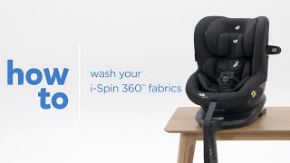 How To Wash Your Joie iSpin 360™ Fabrics [upl. by Turro]