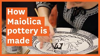 How Maiolica is made with Lindsay Montgomery [upl. by Enailil]