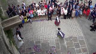 AURRESKU EN UNA BODA EN LA CIUDADELA DE PAMPLONA [upl. by Immot]