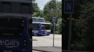 Arriving into Clydebank with a 757 from Clydebank is McGills AD E200MMC I4207 June 2024 [upl. by Phip429]