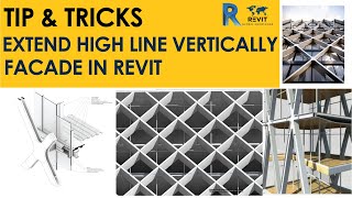 TIP amp TRICKS  Vertical Mullion Structure Facade Design in Revit 2021 [upl. by O'Shee]