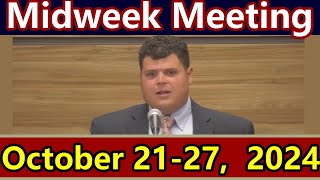 Extract  Midweek Meeting  October 2127 2024 [upl. by Airemahs]