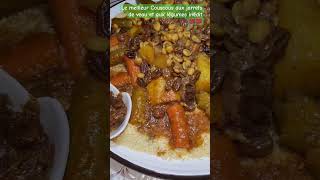 Couscous marocain aux jarrets de veau et aux légumes un plat incroyablement bon 💯 [upl. by Nnyleve]