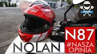 Kask Nolan N87  czyli jak pokochaliśmy czerwień i pierwszy raz z intercomem [upl. by Ayhtnic878]