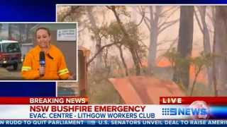 2013 Blue Mountains Bush Fires Clip 5 [upl. by Lugo83]