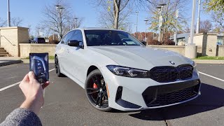 2024 BMW M340i xDrive Start Up Exhaust Walkaround Test Drive and Review [upl. by Oreves]