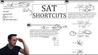 SAT Math Tips and Tricks How to Find Shortcuts [upl. by Wendall]