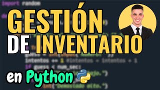 Cómo Gestionar un Inventario de Productos en Python  Tutorial Paso a Paso en Español [upl. by Anehsat]