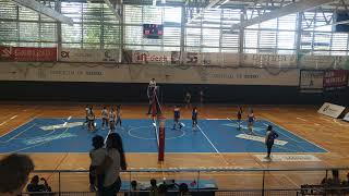 Boiro vs CV Coruña B cadete femenino Segundo set 1ª PARTE [upl. by Ahsonek936]