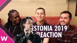 Estonia Eurovision 2019  Victor Crone quotStormquot Reaction [upl. by Bush]