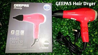 Geepas Hair Dryer  Geepas Hair Dryer Unboxing Hindi  Geepas GH8078 Hair Dryer [upl. by Levins705]