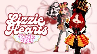 Recreating Lizzie Hearts from EVER AFTER HIGH ❤️ Royale High ROBLOX [upl. by Addy393]