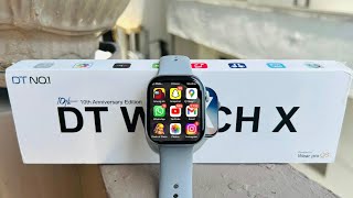 DT Watch X Smartwatch Review🔥  amOled Display Media Smart Watch From DT No 1 [upl. by Alexandro]