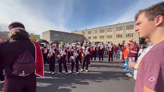 Hokies The Marching Virginians Roaming Parking Lots 11 9 24 [upl. by Lauretta]