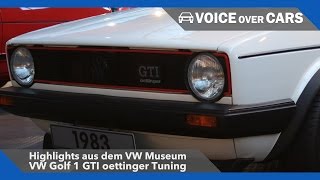 VW Golf 1 GTI oettinger Tuning  VW Museum Highlights 2016 [upl. by Nelie882]